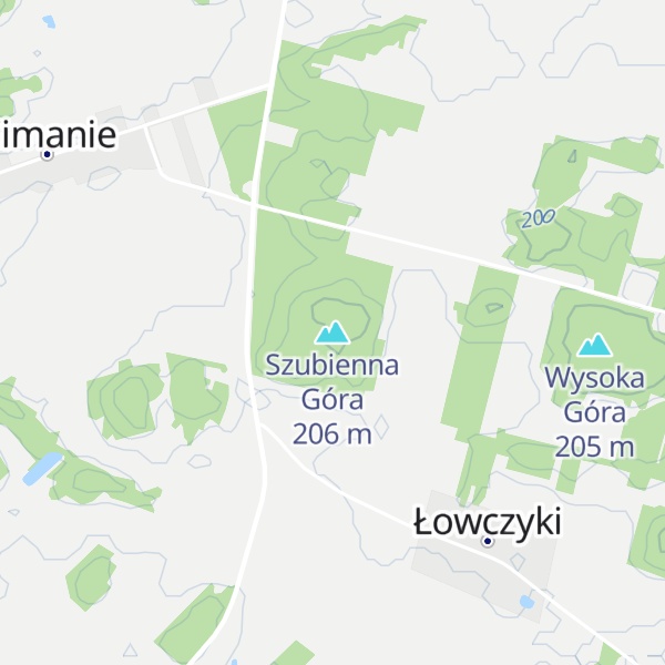 Map of Szubienna Góra