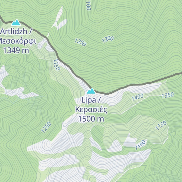 Map of Lipa / Κερασιές