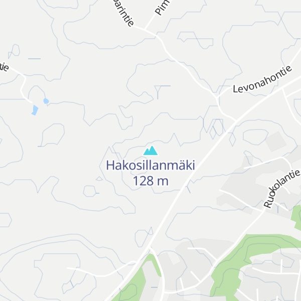 Map of Hakosillanmäki