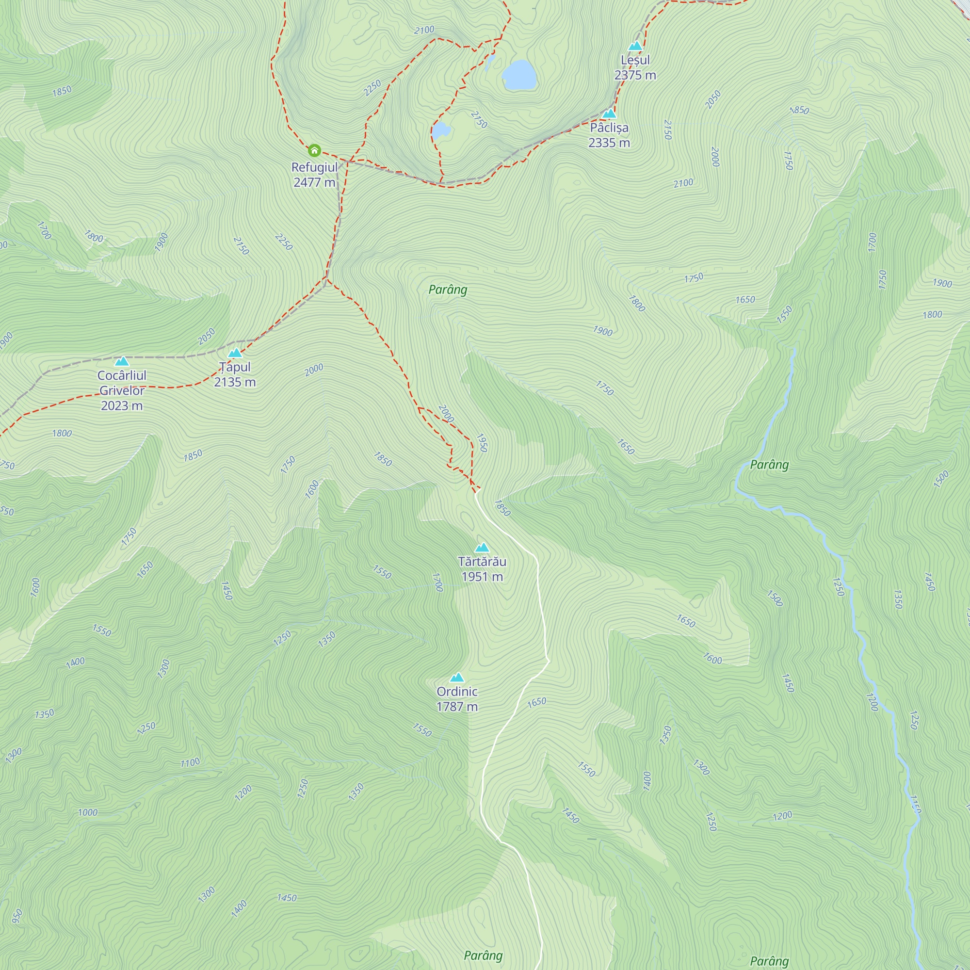 Cabana obștei Săcelu map