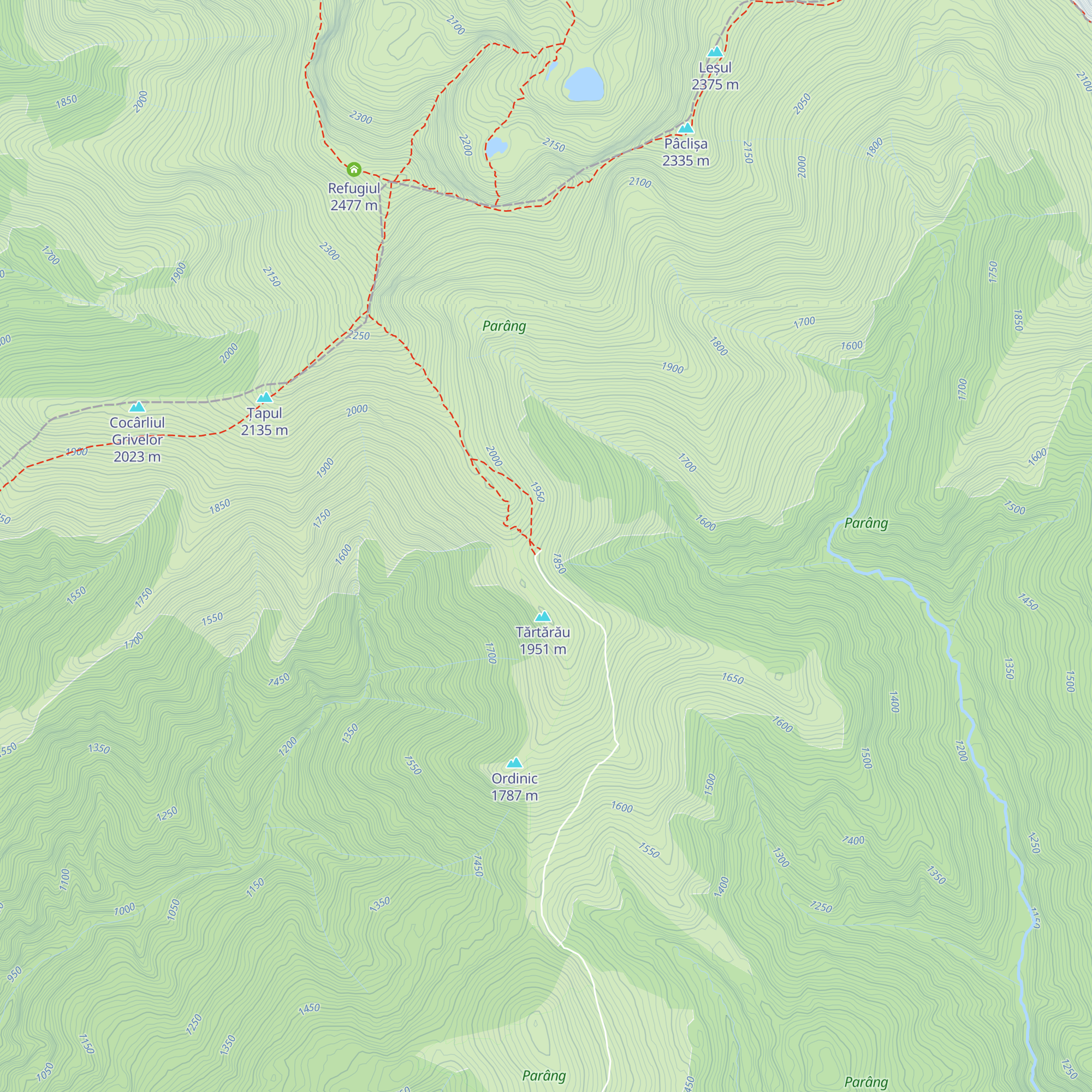 Cabana obștei Săcelu map