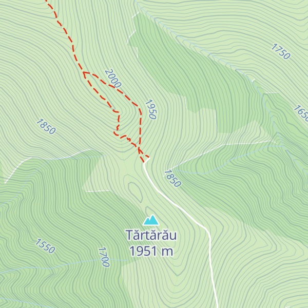 Map of Cabana obștei Săcelu
