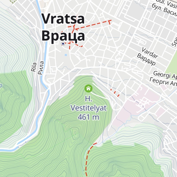 Map of H. Vestitelyat