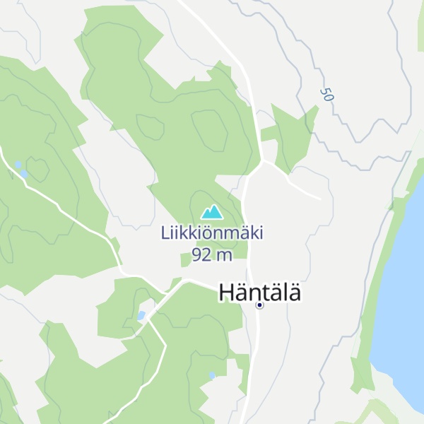 Map of Liikkiönmäki