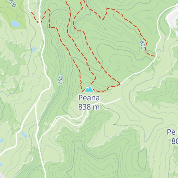 Map of Peana