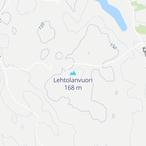 Map of Lehtolanvuori