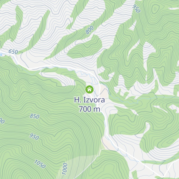 Map of H. Izvora