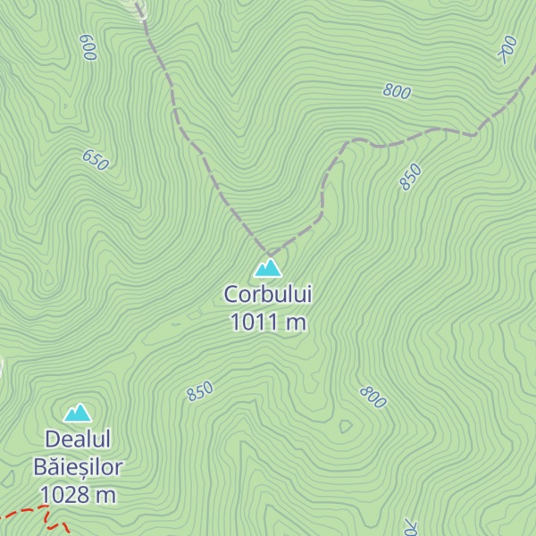 Map of Corbului