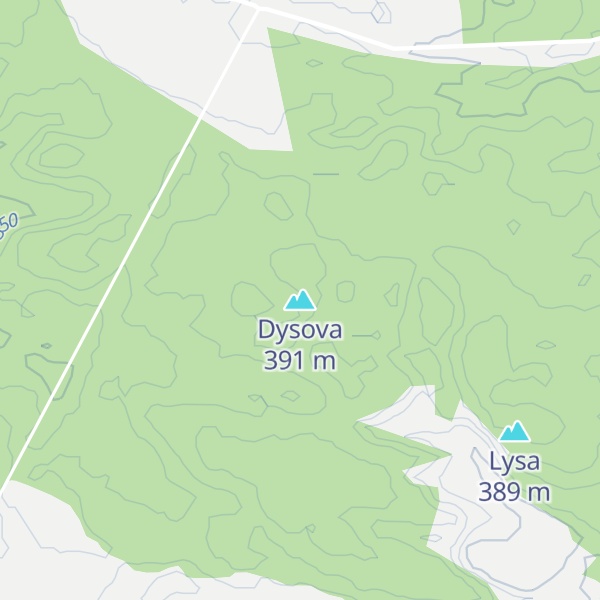 Map of Dysova
