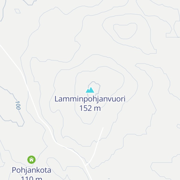 Map of Lamminpohjanvuori