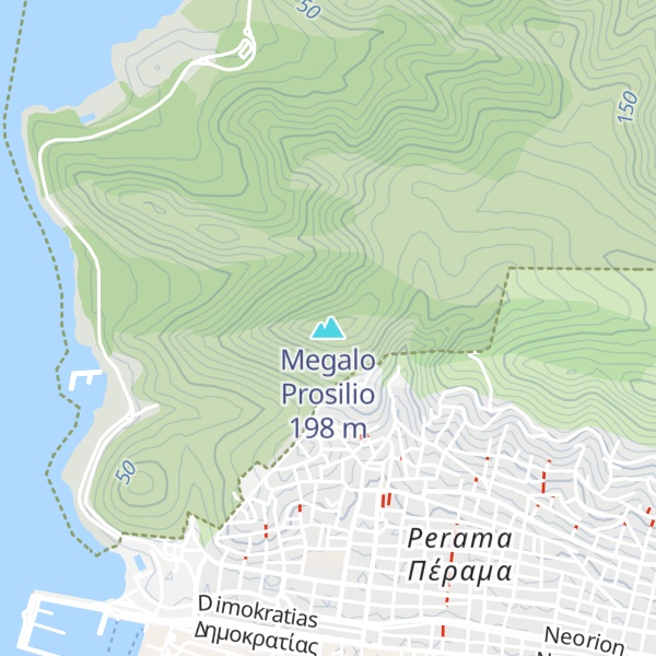 Map of Megalo Prosilio