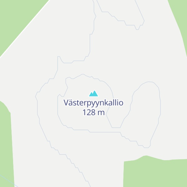 Map of Västerpyynkallio