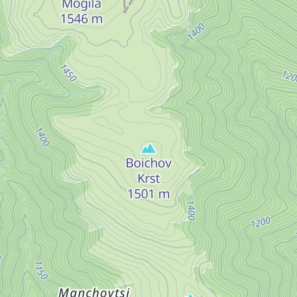 Map of Boichov Krst