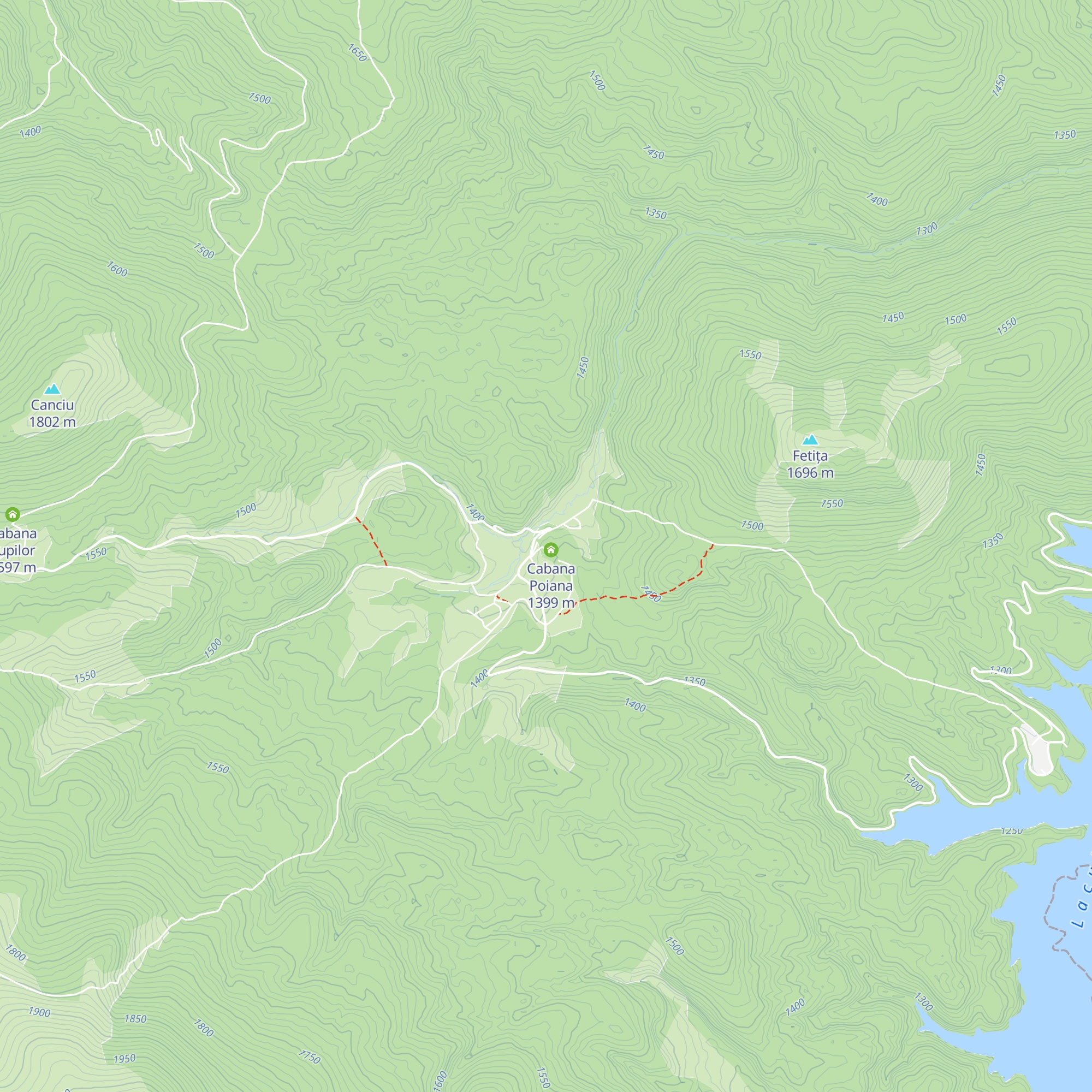 Cabana Nuța map