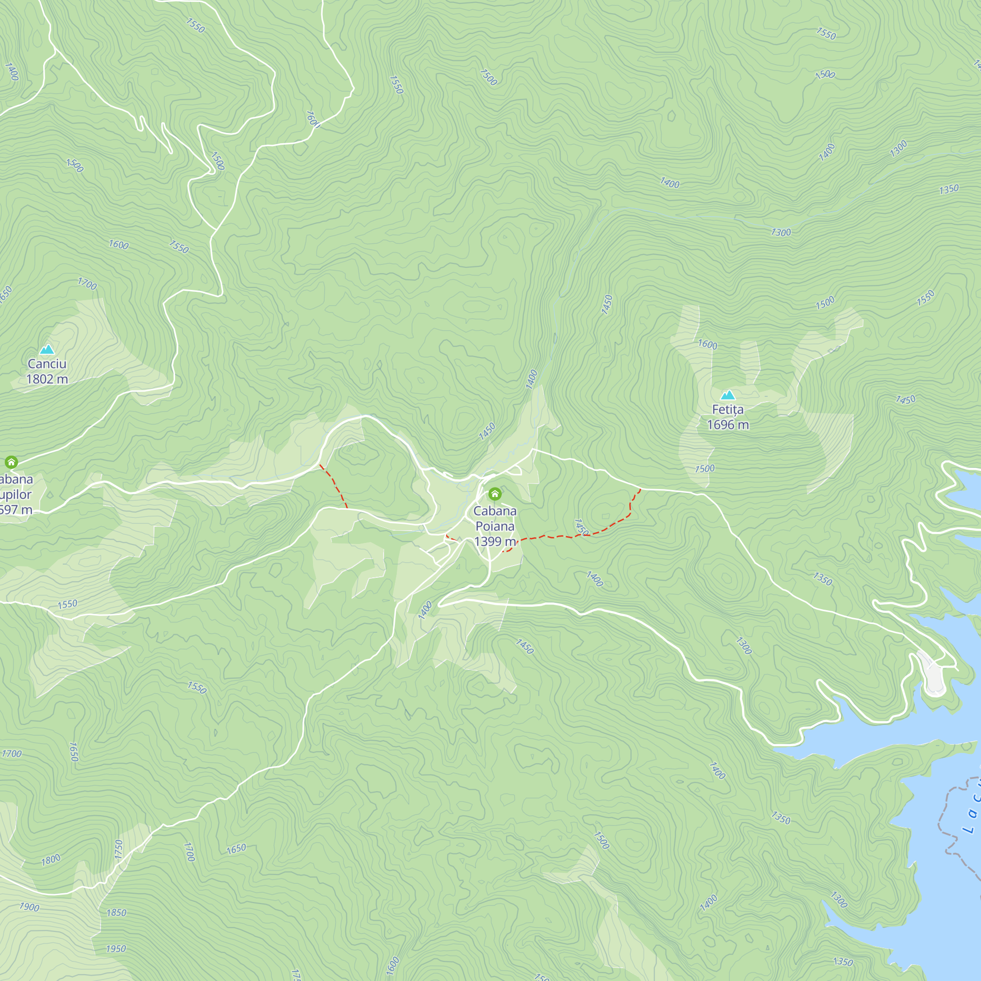 Cabana Nuța map