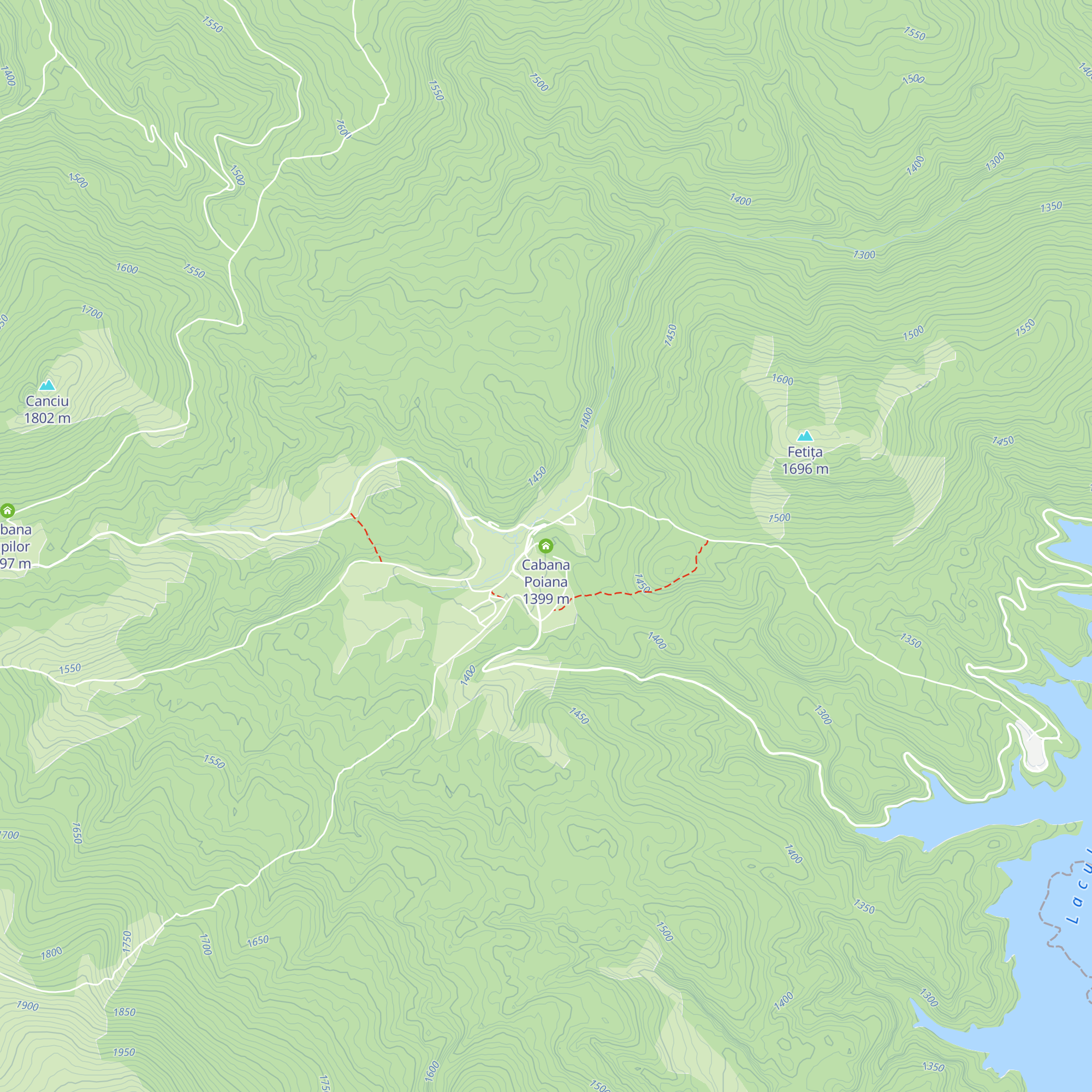 Cabana Poiana map