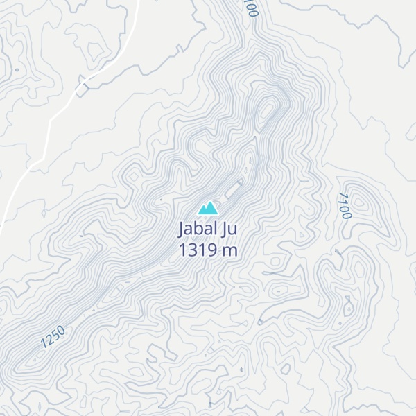Map of Jabal Ju