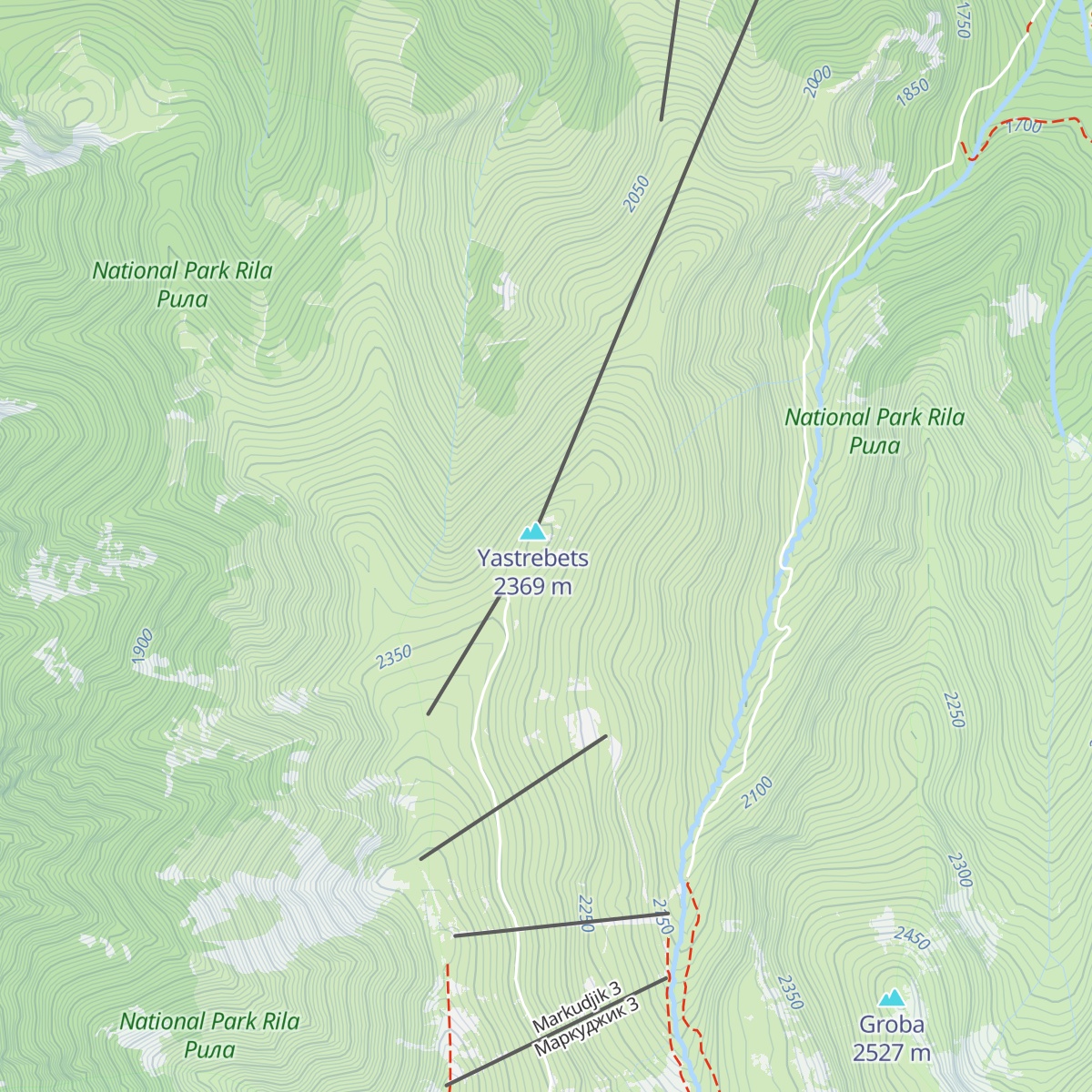 Yastrebets Hut map