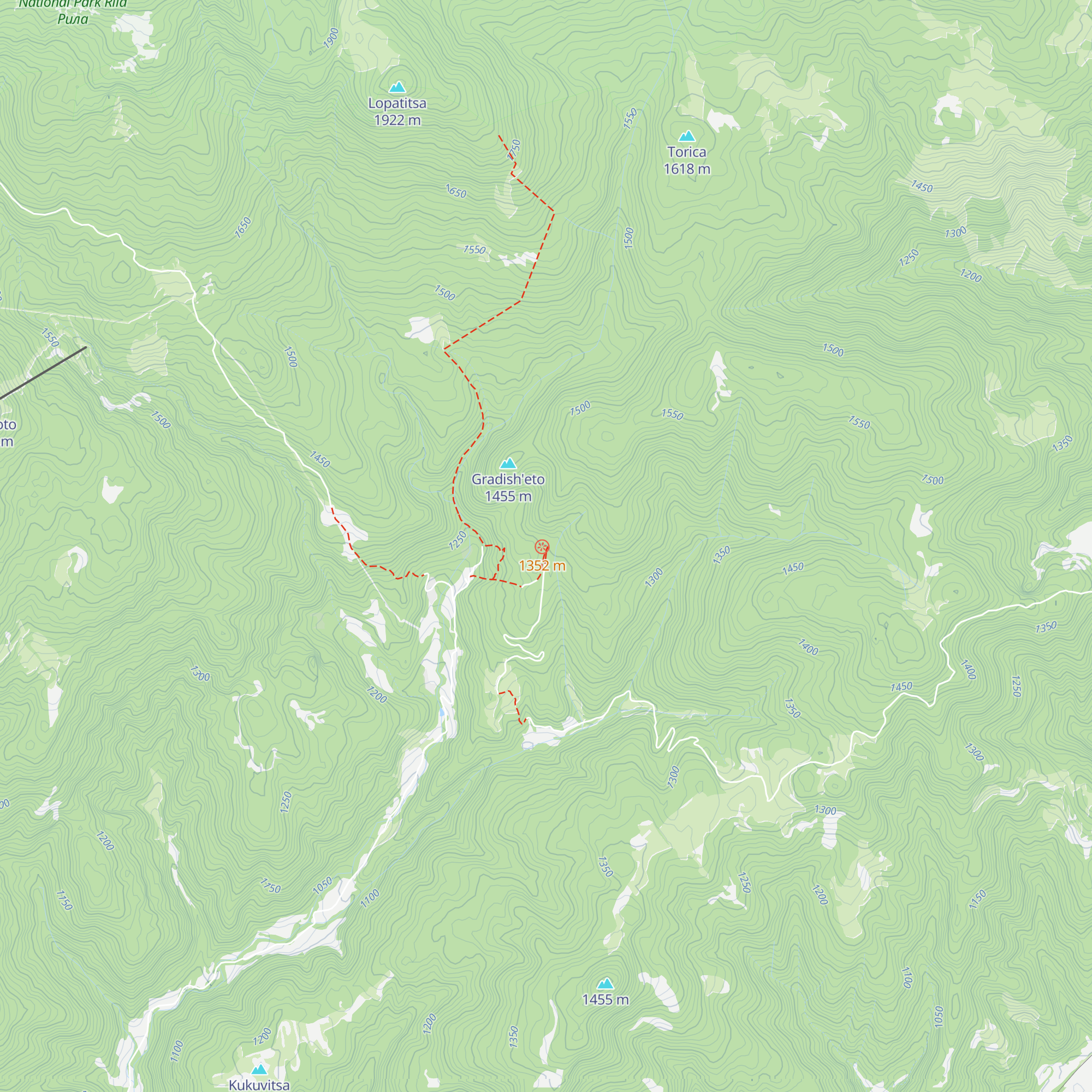 The Dancing Bears Rehabilitation Park map