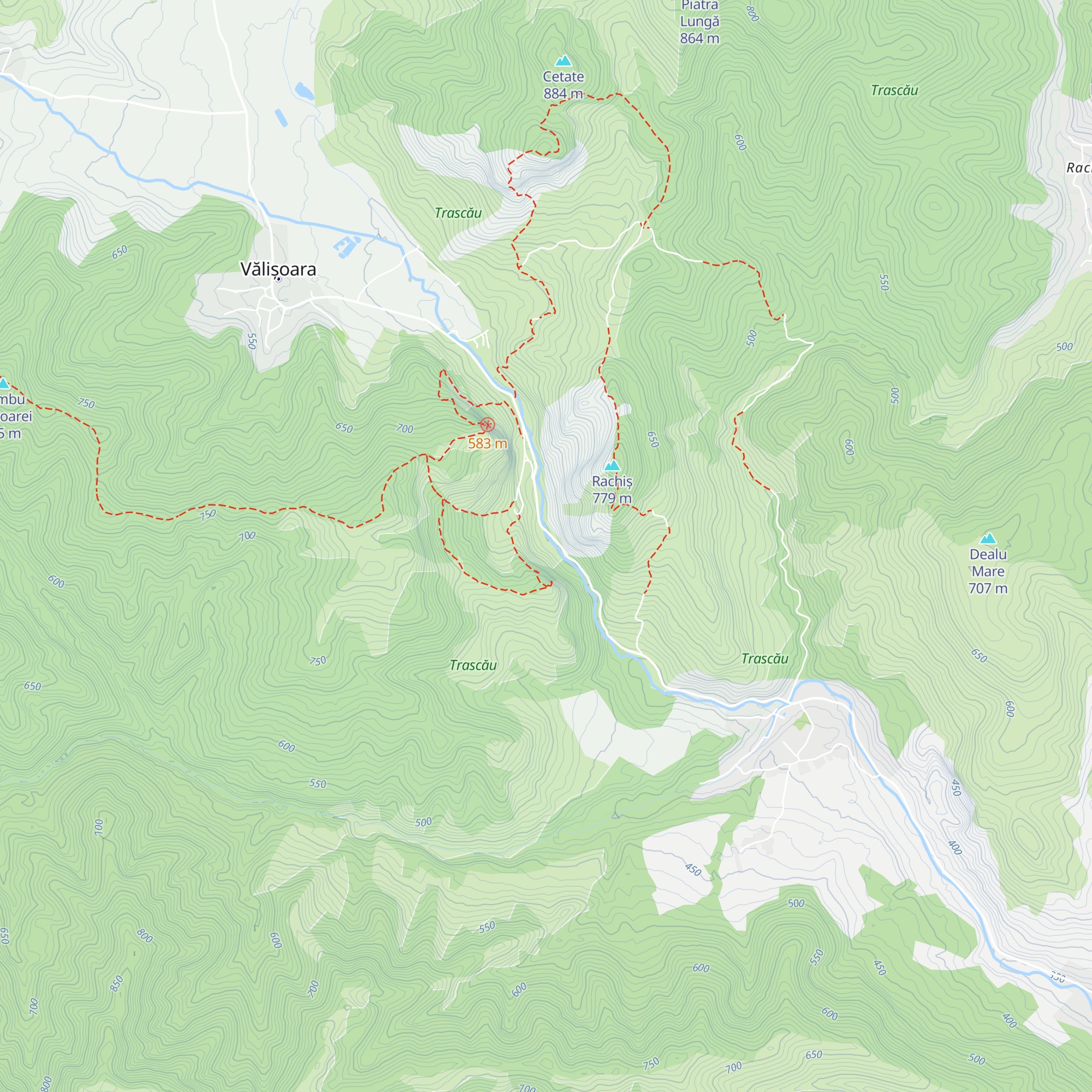 Stână Cheile Trascăului map