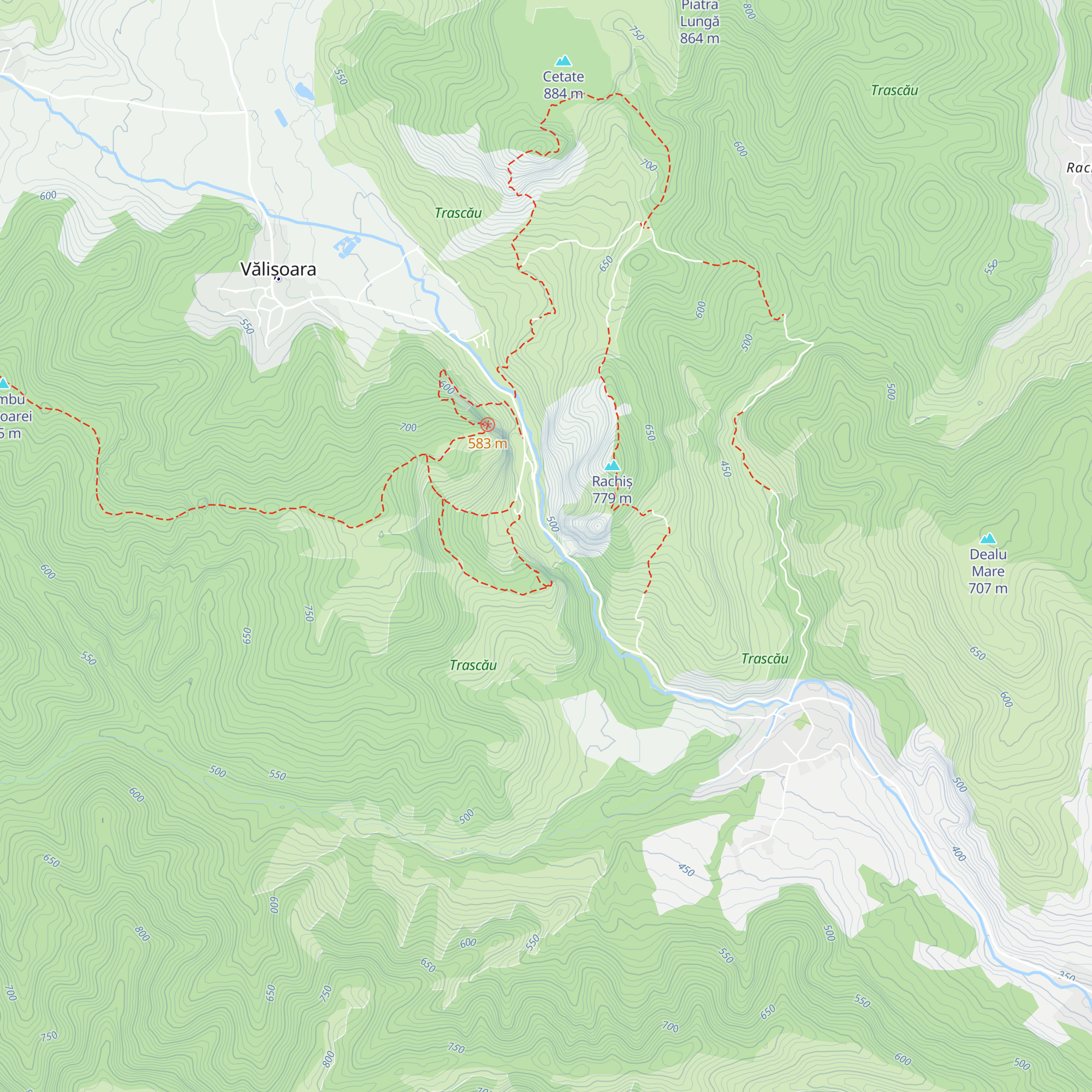 Stână Cheile Trascăului map