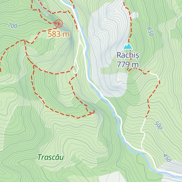 Map of Stână Cheile Trascăului