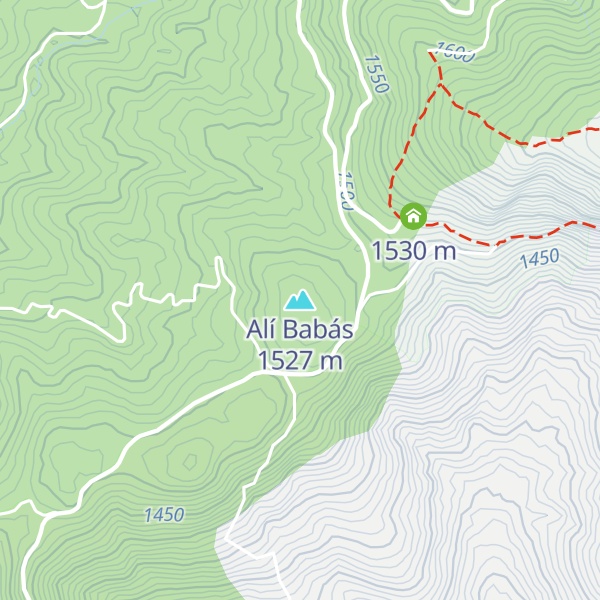 Map of Alí Babás