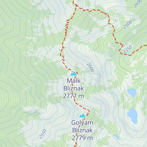 Map of Malk Bliznak