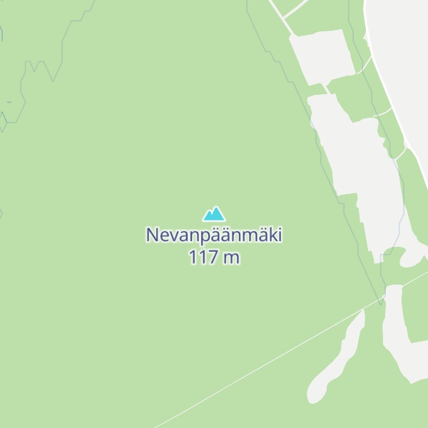 Map of Nevanpäänmäki