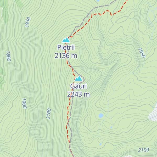Map of Găuri