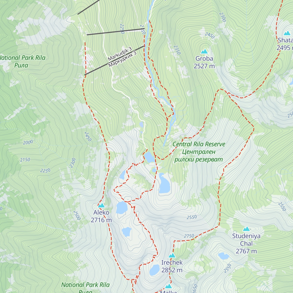 Musala hut map