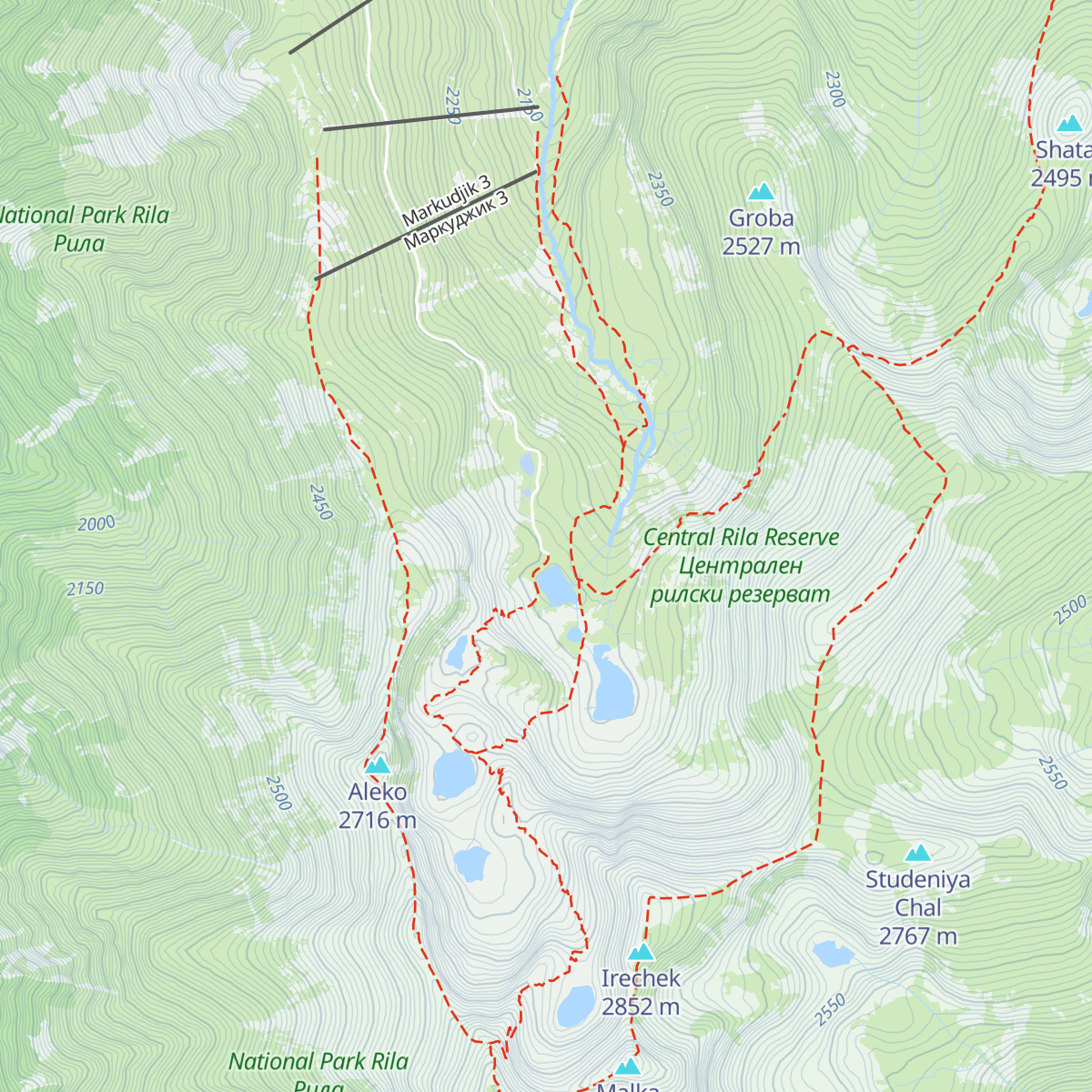 Musala hut map
