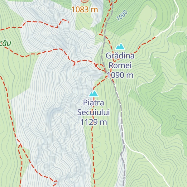 Map of Piatra Secuiului
