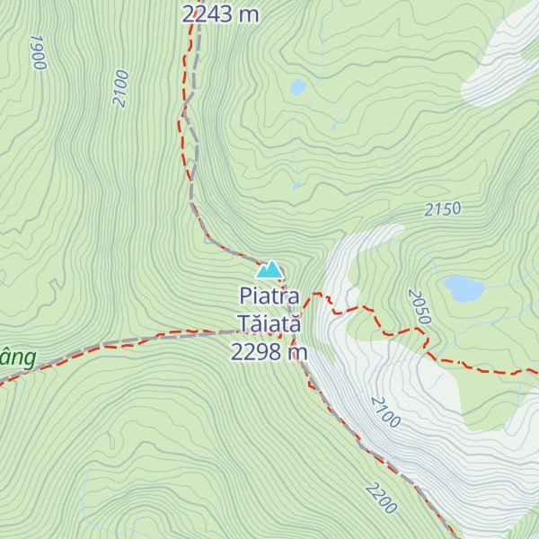 Map of Piatra Tăiată