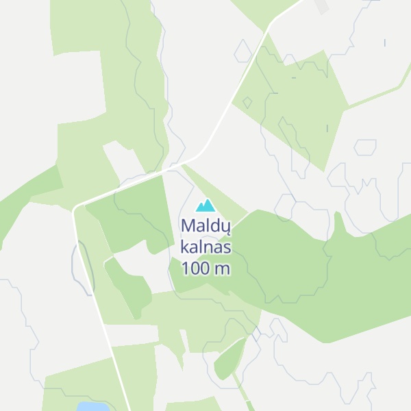 Map of Maldų kalnas