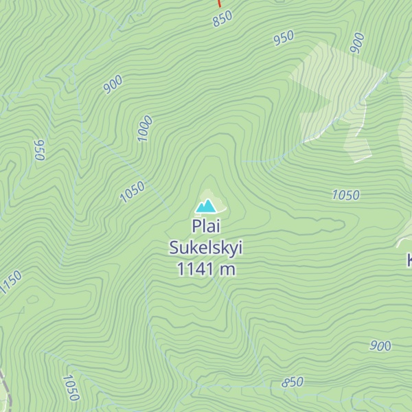 Map of Plai Sukelskyi