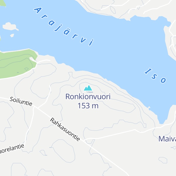 Map of Ronkionvuori