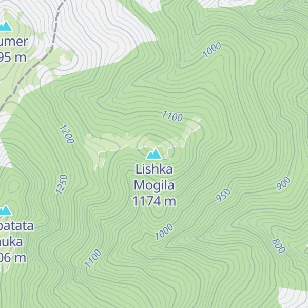 Map of Lishka Mogila