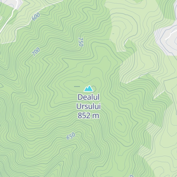 Map of Dealul Ursului