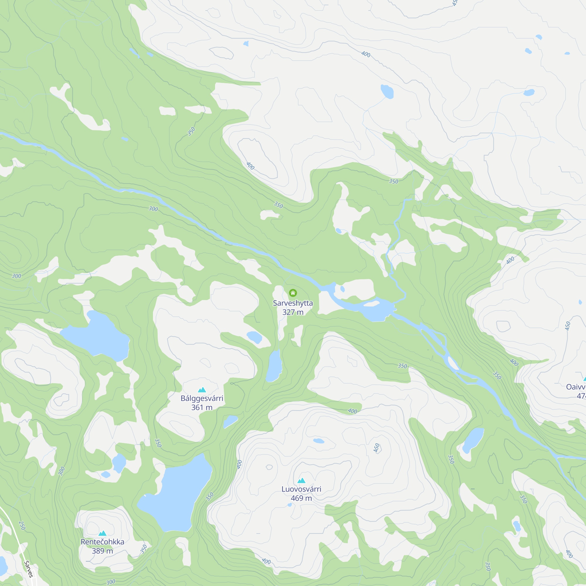 Sarveshytta map