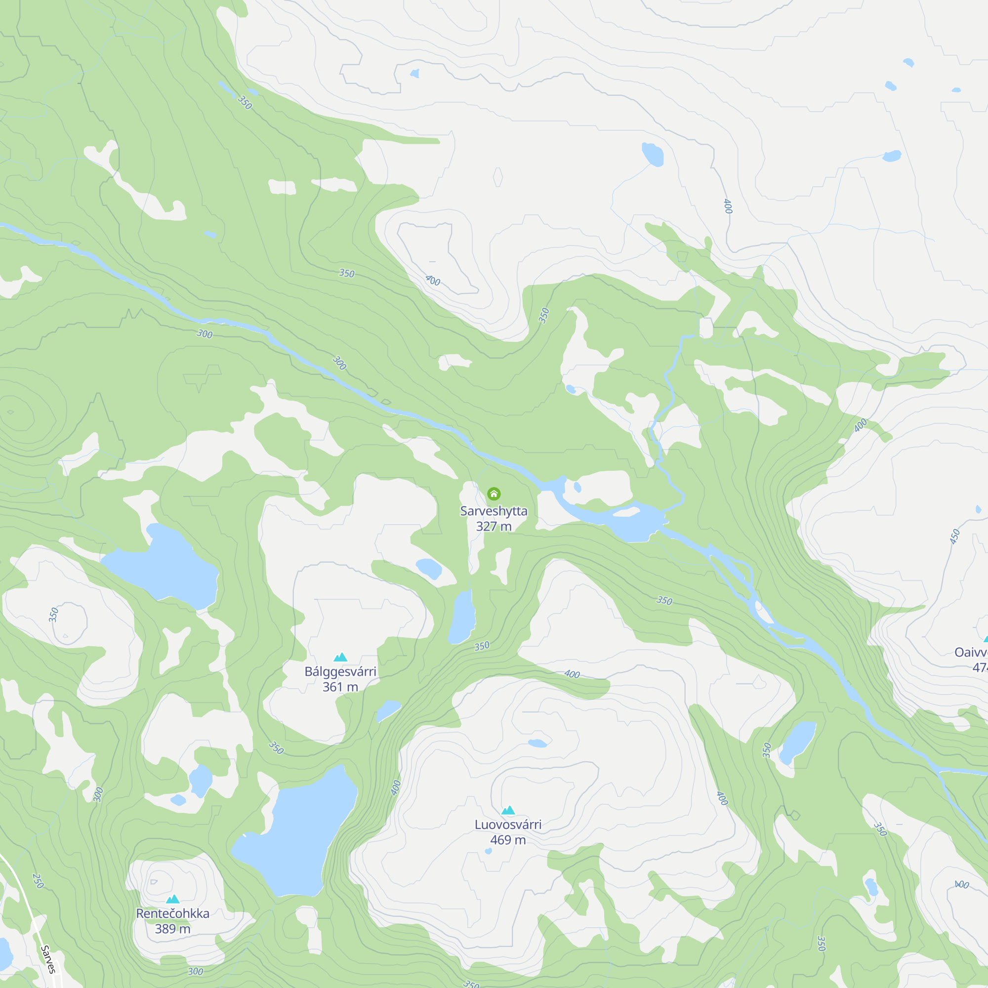 Sarveshytta map