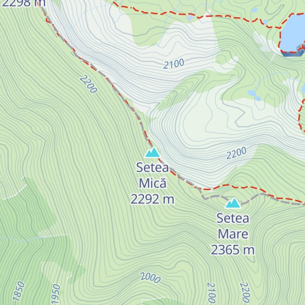 Map of Setea Mică