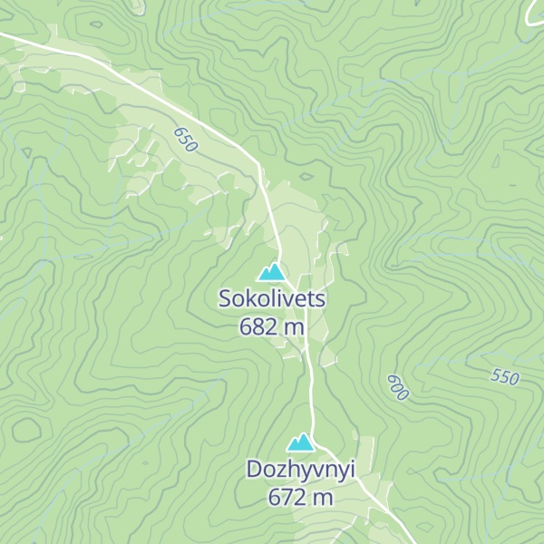 Map of Sokolivets