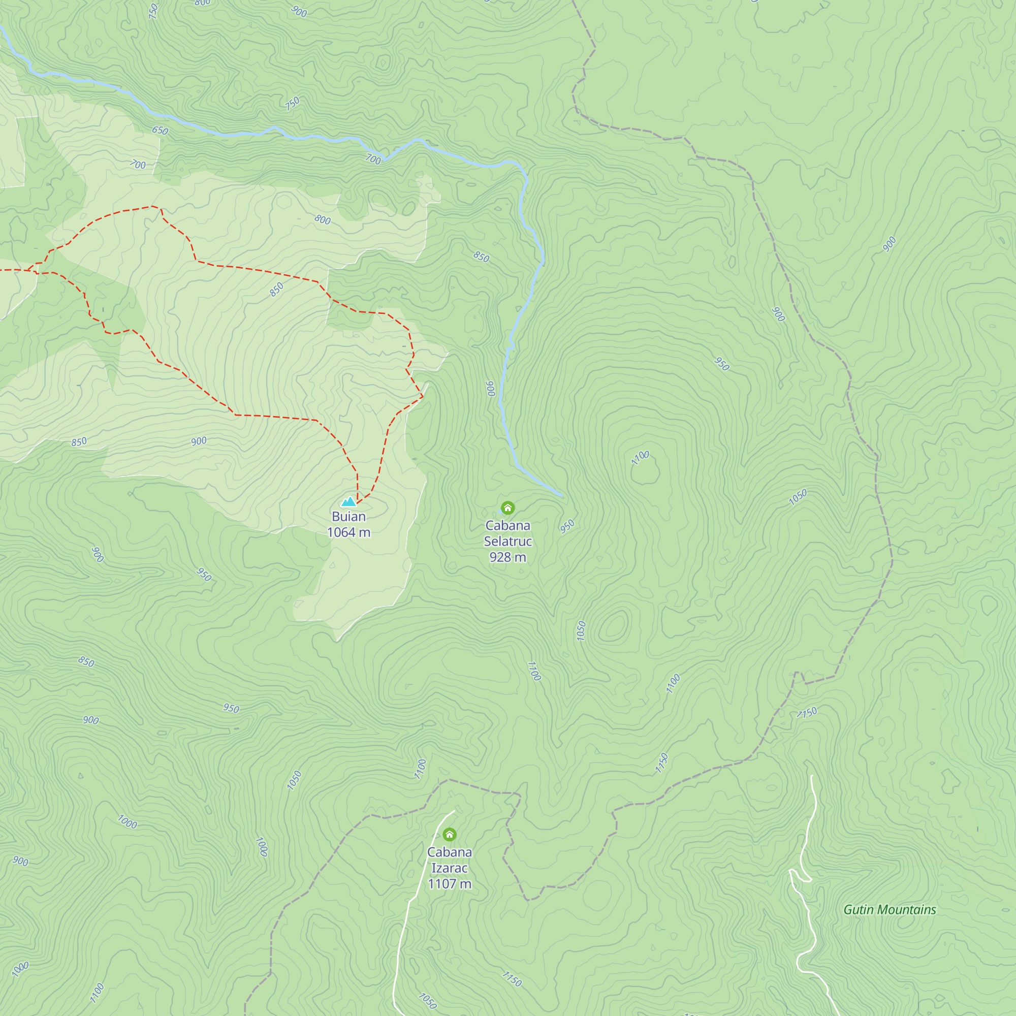 Cabana Selatruc map