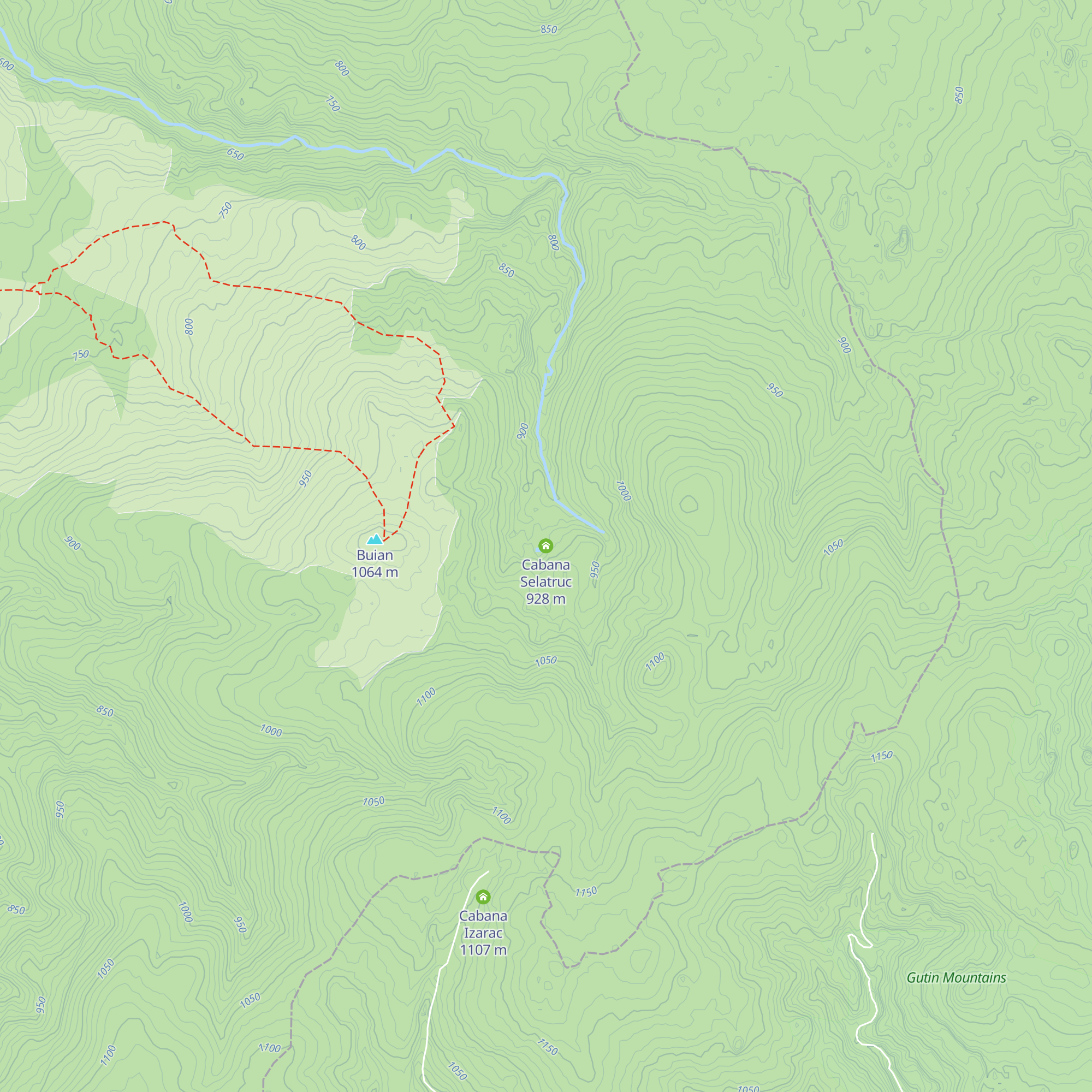 Cabana Selatruc map