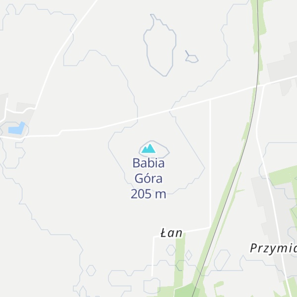 Map of Babia Góra