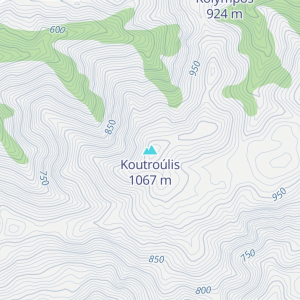 Map of Koutroúlis