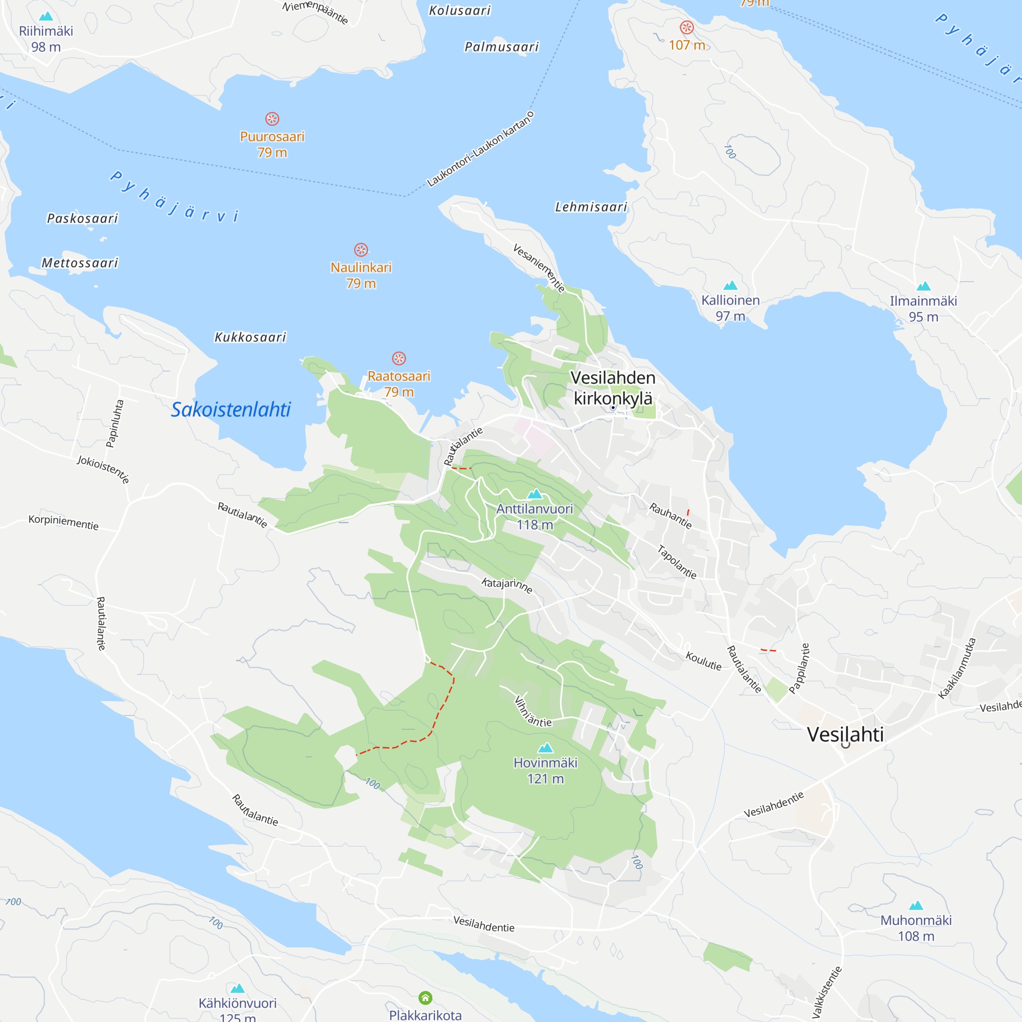 Anttilanvuorenkota map