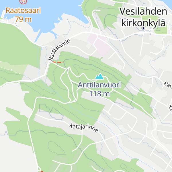 Map of Anttilanvuorenkota