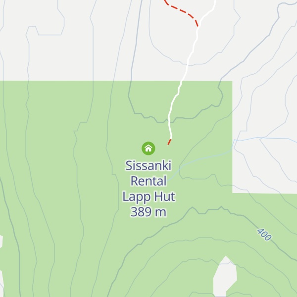 Map of Sissanki Rental Lapp Hut